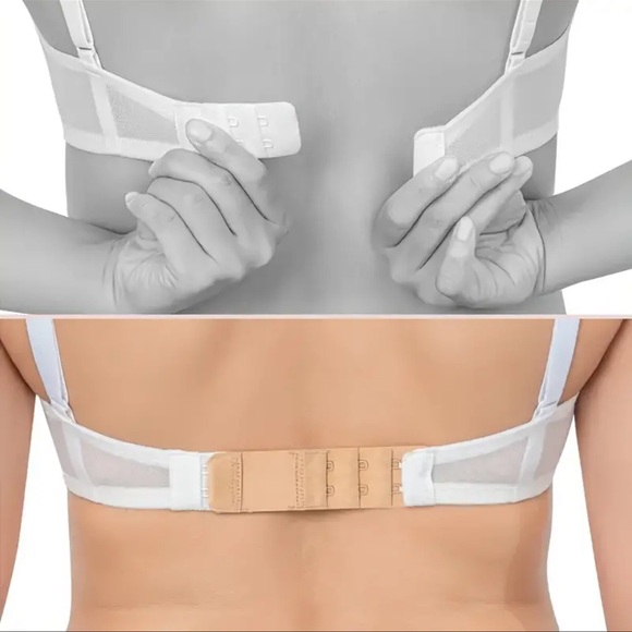 1 PC, 3 Hook Bra Strap Extenders, Comfortable Adjustable Bra Band, NEW - Picture 3 of 4